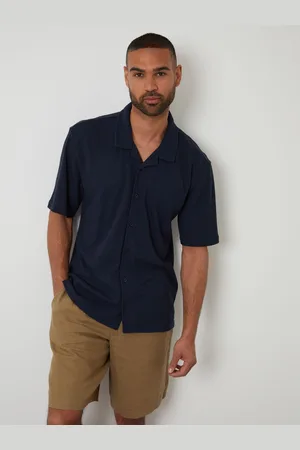 Threadbare Chemise texturée décontractée à manches courtesxlarge