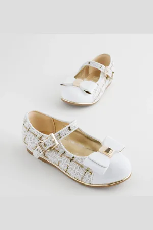 Ted Baker Filles Mary Jane Naud Occasion White Chaussures