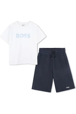 HUGO BOSS Logo Short Sleeve T-Shirt & Short Set5 ans (110cm)