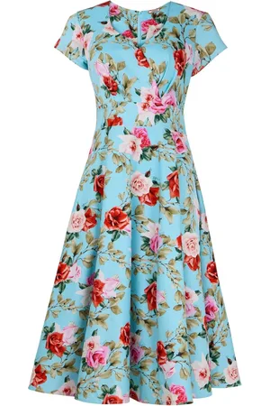 Joe Browns Vintage Rose Print Short Sleeve Dress44