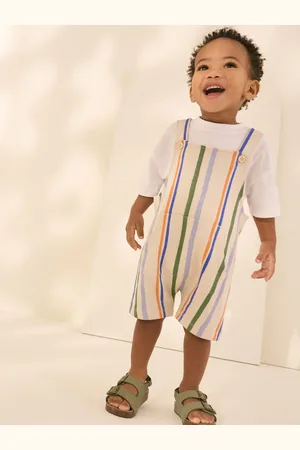 Next 100% Cotton 100% Cotton Jersey Dungarees (3mths-7yrs)110116cm