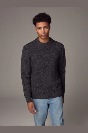 Next Coupe classique Col rond Textured Pull with WoolS