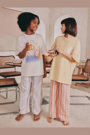 Next 100% Cotton Woven Bottom Pyjamas 2 Pack (3-16yrs)146152cm