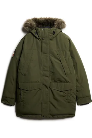 Superdry Everest Faux Fur Parka Coat VesteL