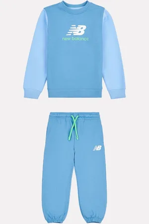 New Balance Kids 100% Cotton Crew Top & Joggers Set8692cm
