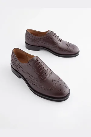 Next Forever Comfort Slim Leather Formal Brogue À lacets Chaussures