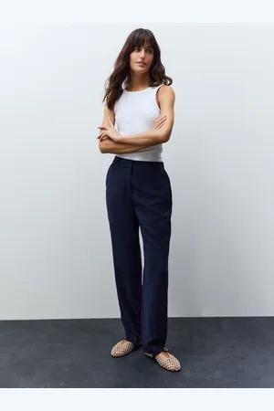 Next Dos élastique Coupe droite Modal Pantalons40xltall