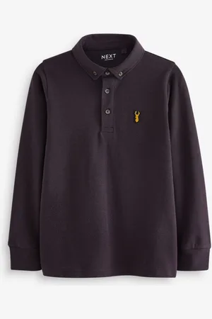 Next Long Sleeve 100% Cotton Polo Shirt (3-16yrs)7 ans (122cm)