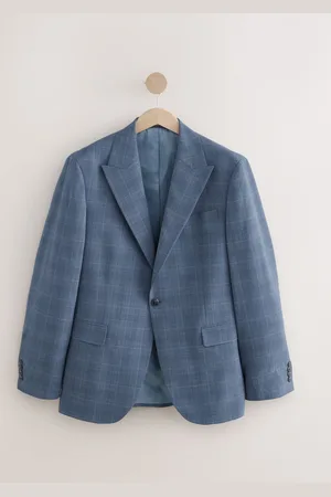 Next Veste Carreaux en laine Blend coupe habillée50l