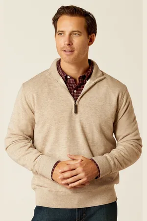 Ariat Bolinas Quarter Zip Marron ChandailL