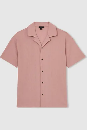 Reiss Chemises texturées à col cubain Hunt en cotonpetit