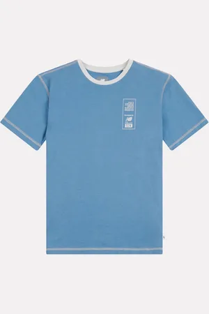 New Balance Garçons 100% Coton 574 T-shirt Diagram7 - 8 ans (122 - 128cm)