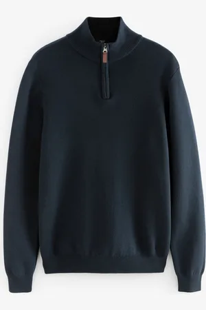 Next Coupe classique 100% Coton Premium Quarter Zip PullXL Grand
