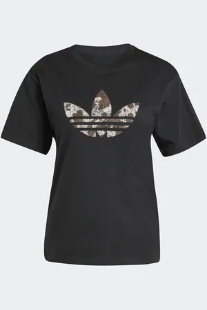 adidas Animal Print Trefoil T-Shirt12-14