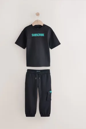 Next Sub5cribe 100% Cotton T-Shirt and Joggers Set (3-16yrs)15 ans (170cm)