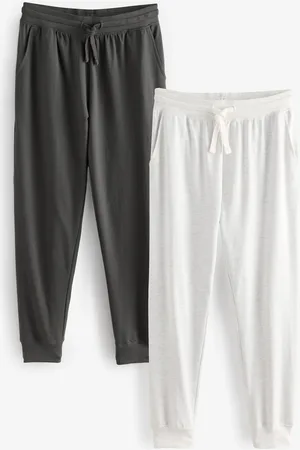 Next Slim Lightweight 100% Cotton Joggers 2 PackL Short