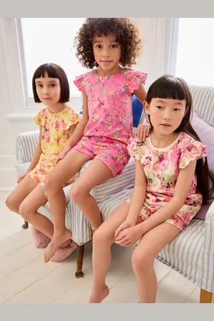 Next 3 Lot de pyjamas courts 100% coton (1.5-12ans)6 ans (116cm)