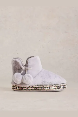White Stuff Chaussons bottines en fausse fourrureS