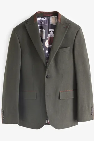 Next Veste de costume à chevrons50 Short (UK 40 S)