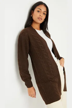 Threadbare Ladies Rozanna Cable Detail Cardigan38