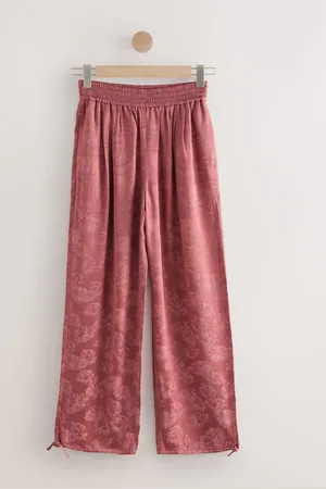 Next Pantalons sarouel en jacquard Satin46 petite