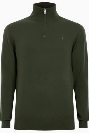 AllSaints Pull AllSaints Kilburn à col cheminée zippéM