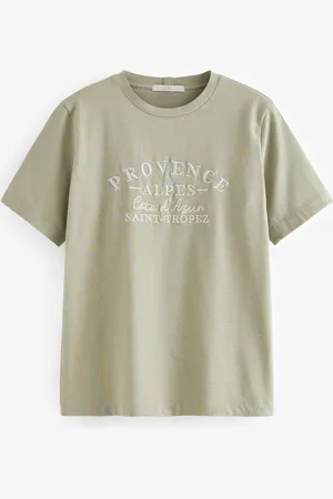 Next Heavyweight Short Sleeve Provence Graphic Crew Neck T-Shirt48