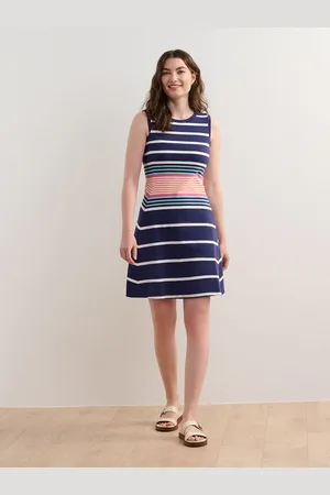 Hatley Blue Sarah Dress Sunset Stripesxlarge