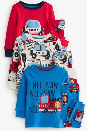 Next Manches longues 100% Cotton Pyjamas 3 Lot (9mths-8yrs)5 - 6 ans (110 - 116cm)