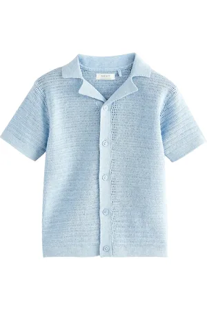 Next Polos texturés à col révéré Manches Courtes en maille 100% coton (3mois -7ans)6 - 7 ans (116 - 122cm)