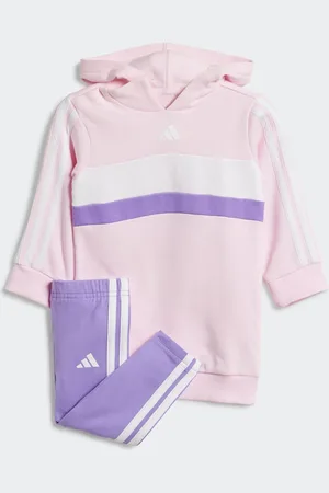 adidas Essentials Tiberio 3 Stripe Hoodie and Legging Set12 - Mois 18 (80 - 86cm)