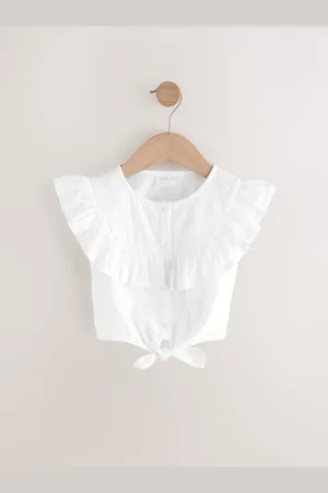 Next 100% Cotton Tie Front Blouse (3-16yrs)6 ans (116cm)
