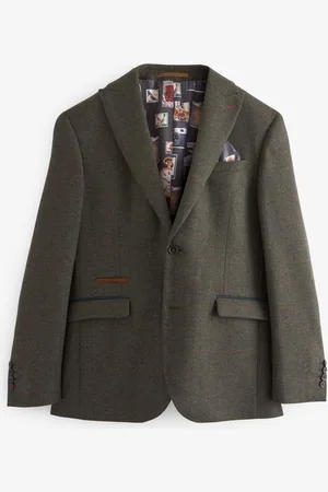 Next Veste de costume à carreaux Coupe classique68 Régulier (UK 58 R)
