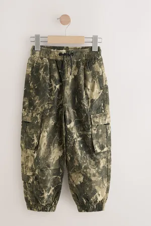 Next Pantalon cargo fuselé large en 100% 3%16ans)158164cm