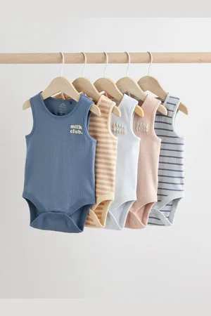 Next Lot de 5 bodys pour bébé 100% coton6268cm