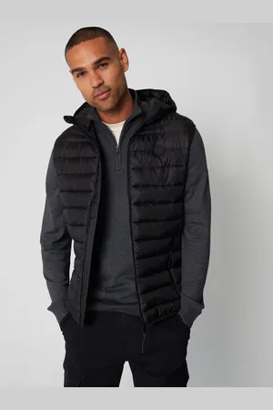 Threadbare Gilet à capuche matelassé Matte FinishGrand