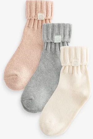 Next Paquet de chaussettes de cheville roulées en coton riche 3UK 12.5 - 3.5