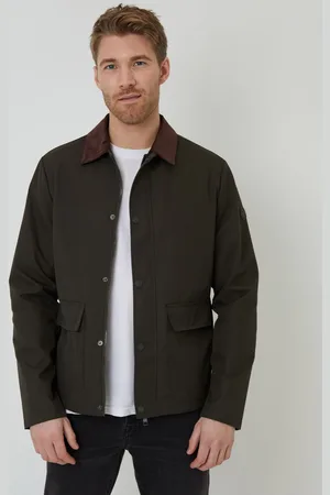 Threadbare Veste légère à col imperméable Grand