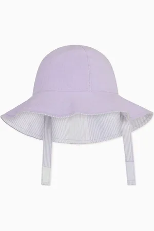 Mori Chapeau de soleil réversible violet6268cm