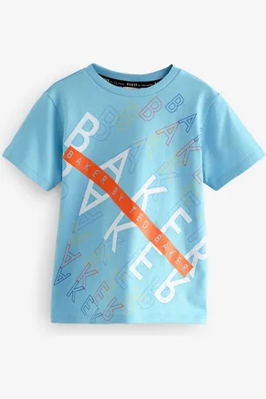 Ted Baker Blue Graphic 100% Cotton T-Shirt7 ans (122cm)