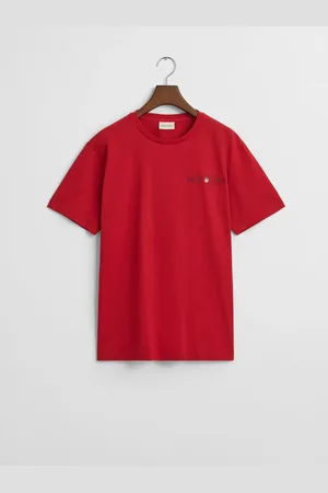 GANT Short Sleeve Printed 100% Cotton Grpahic T-ShirtPetit