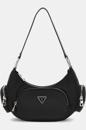 Guess Eco Gemma Nylon Shoulder Black BagUn an