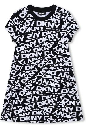 DKNY All Over Imprimé Logo Robe10 ans (140cm)