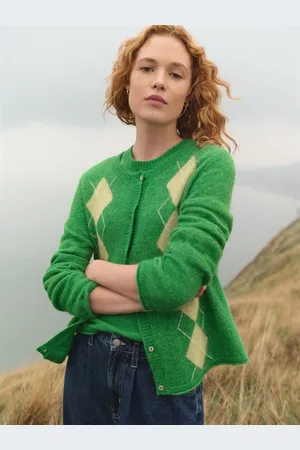 Next Soft Touch Button Through Knitted Cardigan with AlpacaM Reg