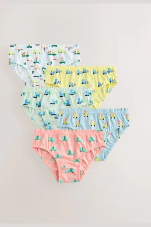 Next 100% Coton Imprimé Caleçons 5 Pack (1.5-10ans)122128cm