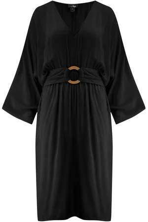 Pour Moi Crinkle O Ring Midi Beach Kaftan44