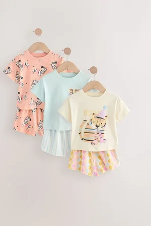 Next 100Pyjama court en coton % 3 Lot (9mths-12yrs)98104cm