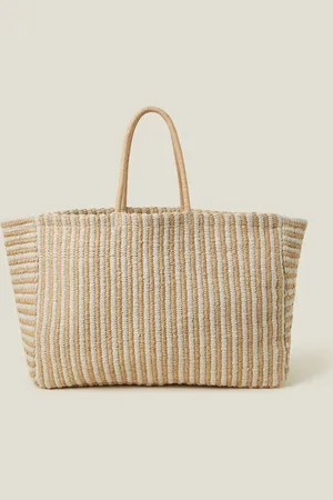 Accessorize Large Woven Stripe Tote Bagun