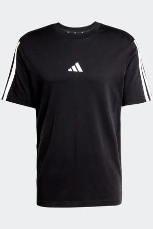adidas Essentials 3-Stripes Single 100% Cotton Jersey T-ShirtXS Reg