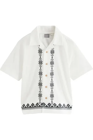 Next 100% Cotton Embroidery Border Jersey Shirt (3-16yrs)104110cm